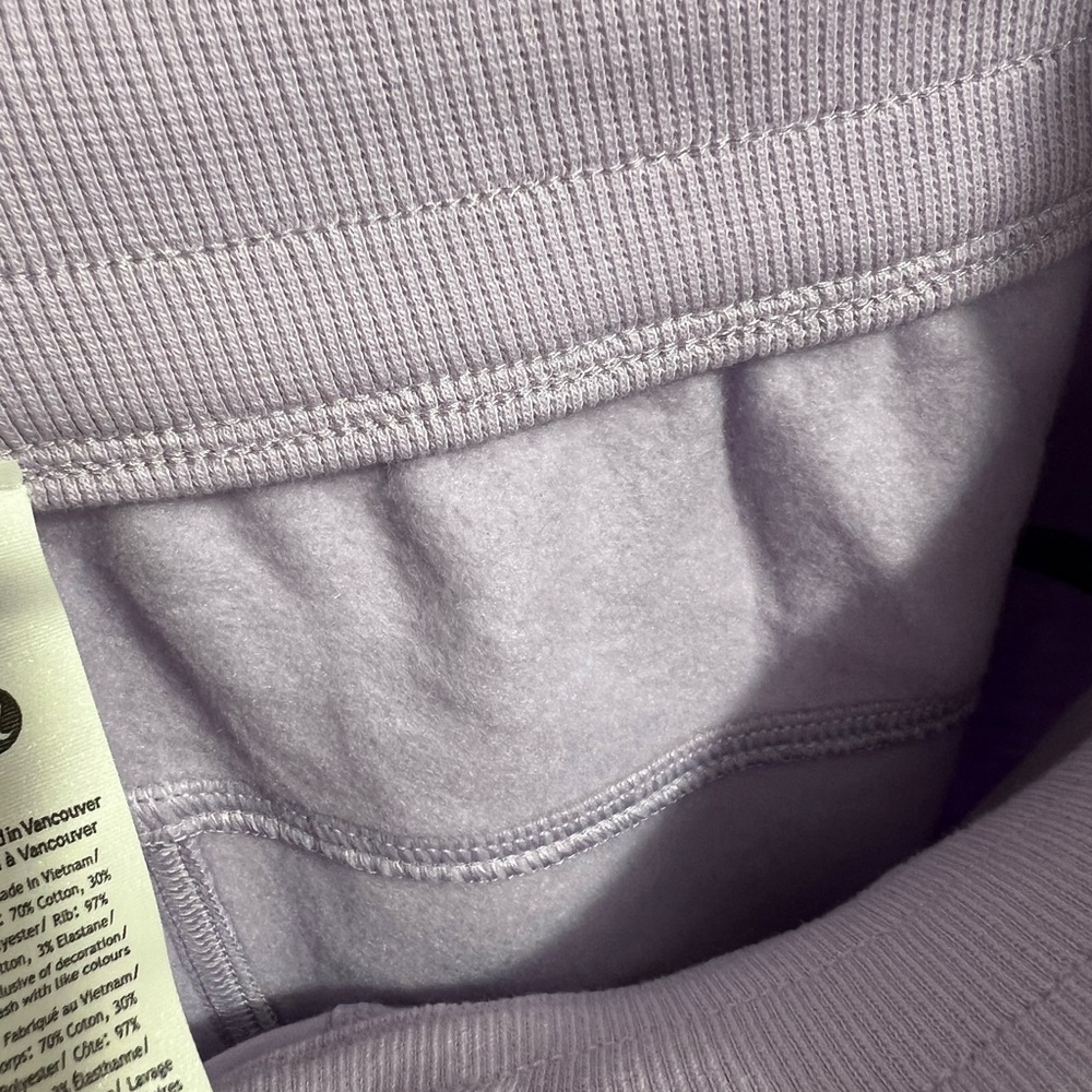 NWT Lululemon Scuba Mid-Rise Wide-Leg  Lilac Ethe Pant *Regular size M - Picture 13 of 13